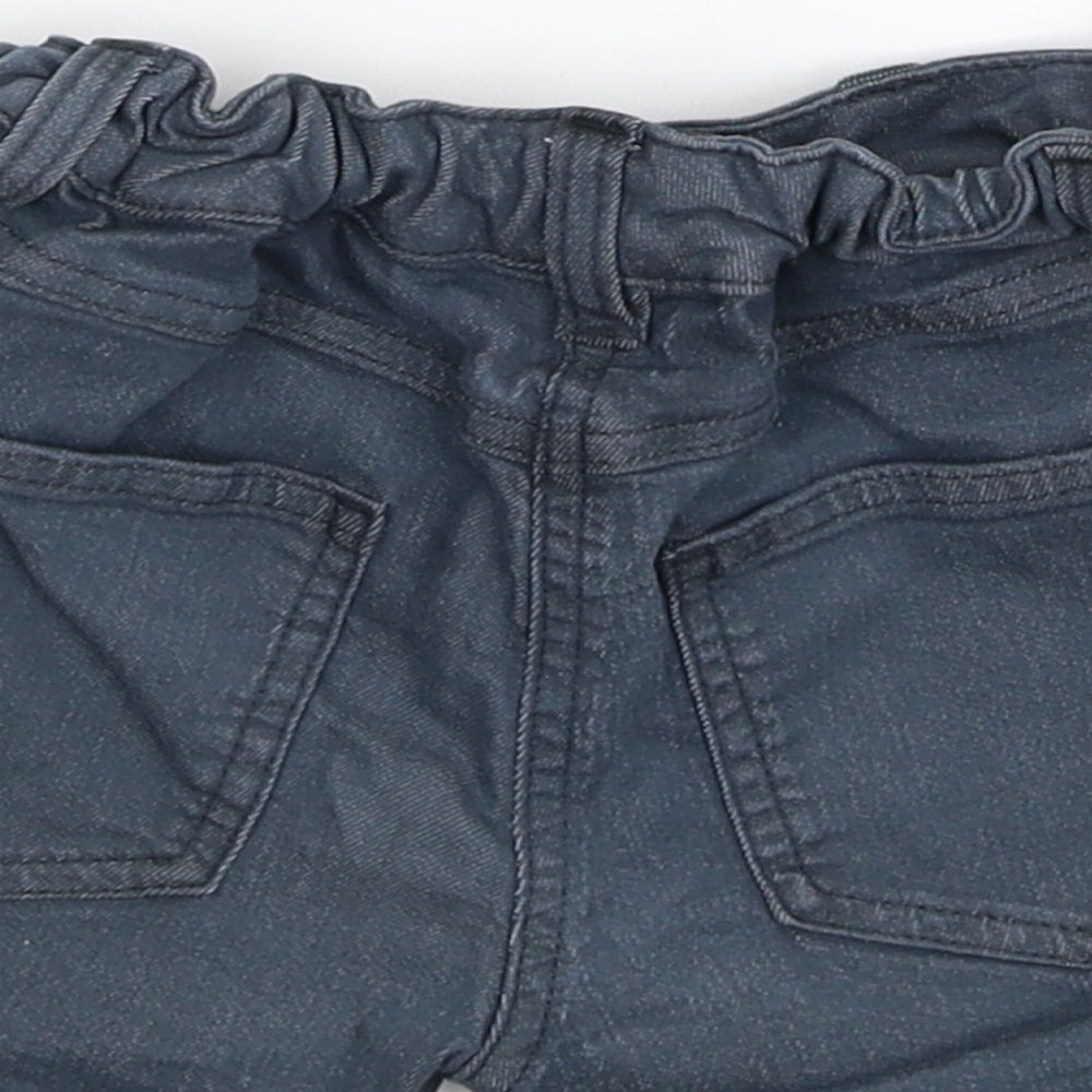 NEXT Girls Grey  Denim Hot Pants Shorts Size 7 Years