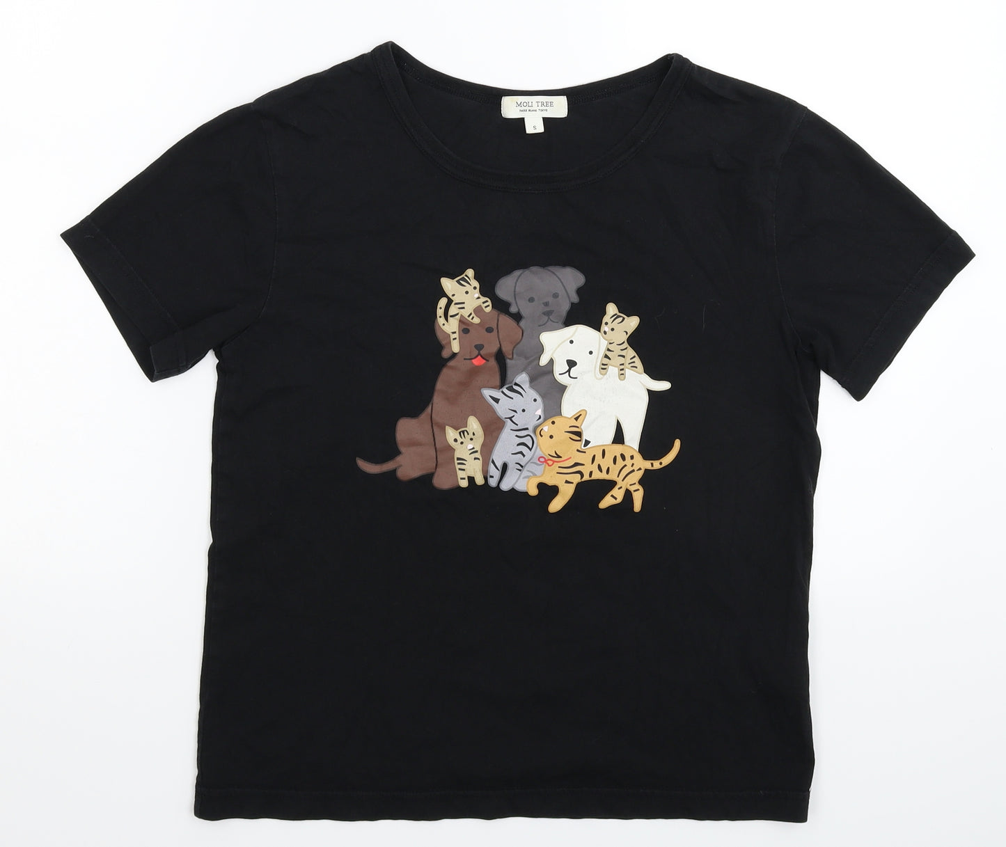 Moli Tree Womens Black   Basic T-Shirt Size S
