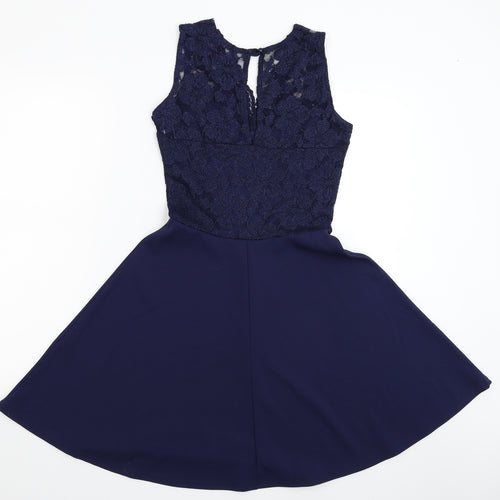 Quiz Womens Blue   Fit & Flare  Size 6