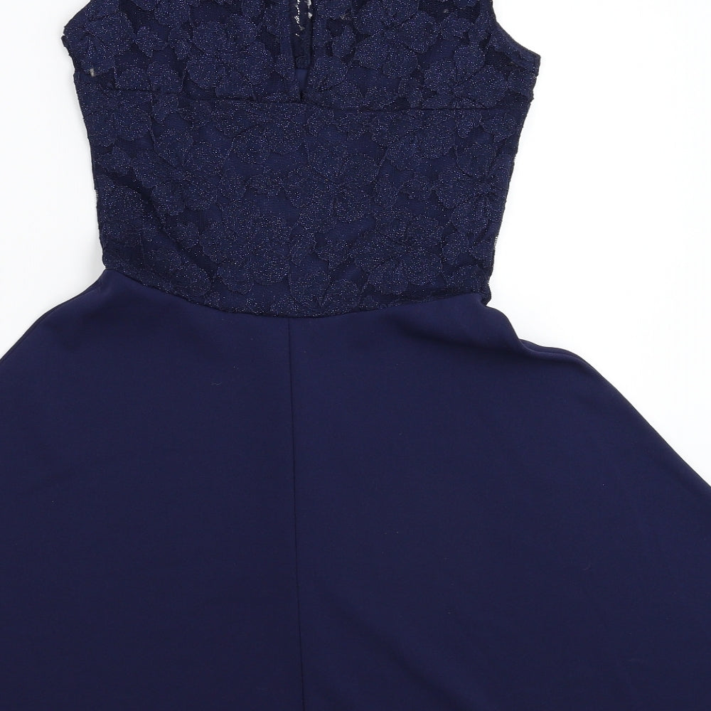 Quiz Womens Blue   Fit & Flare  Size 6