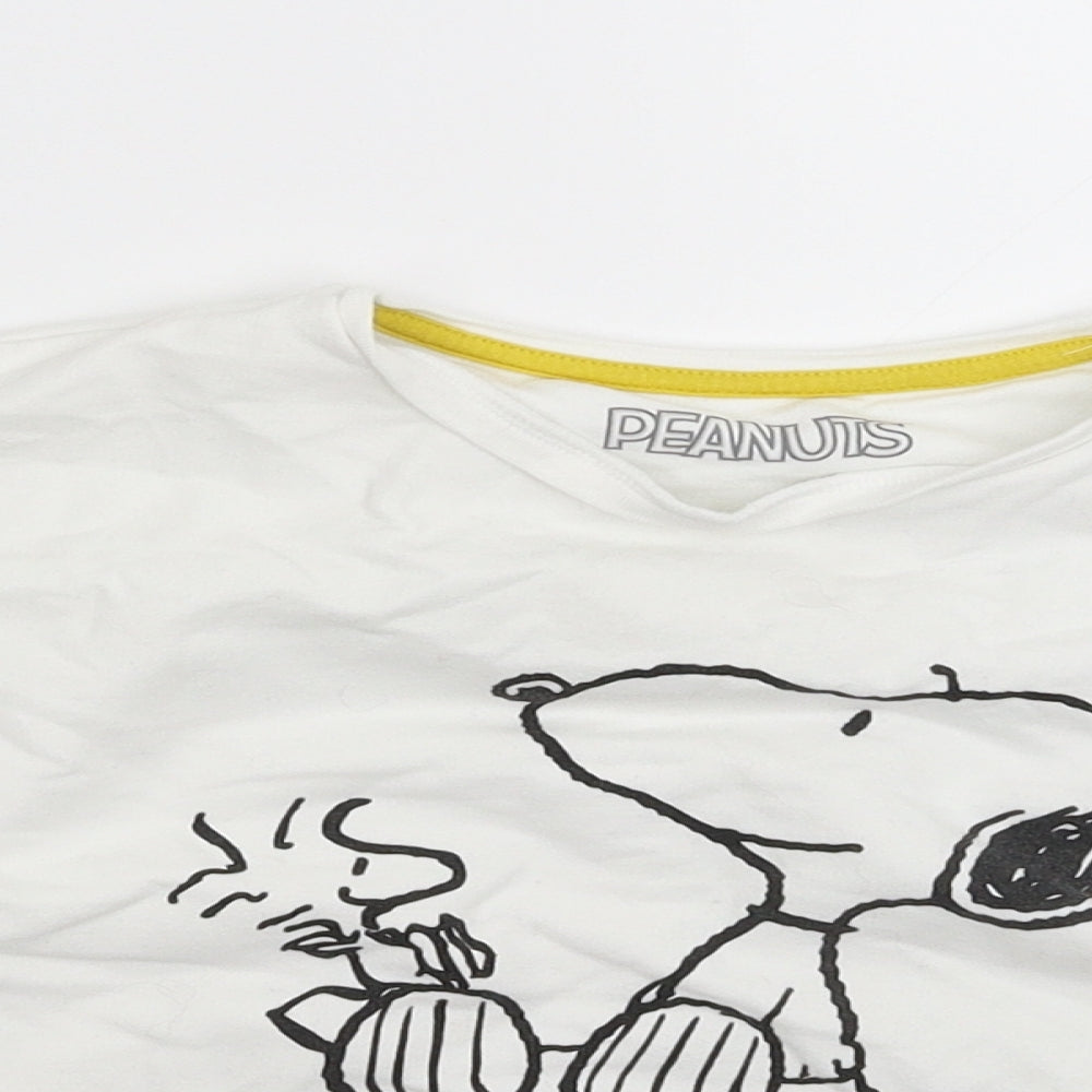 Marks and Spencer Girls White   Pullover Sweatshirt Size 7-8 Years