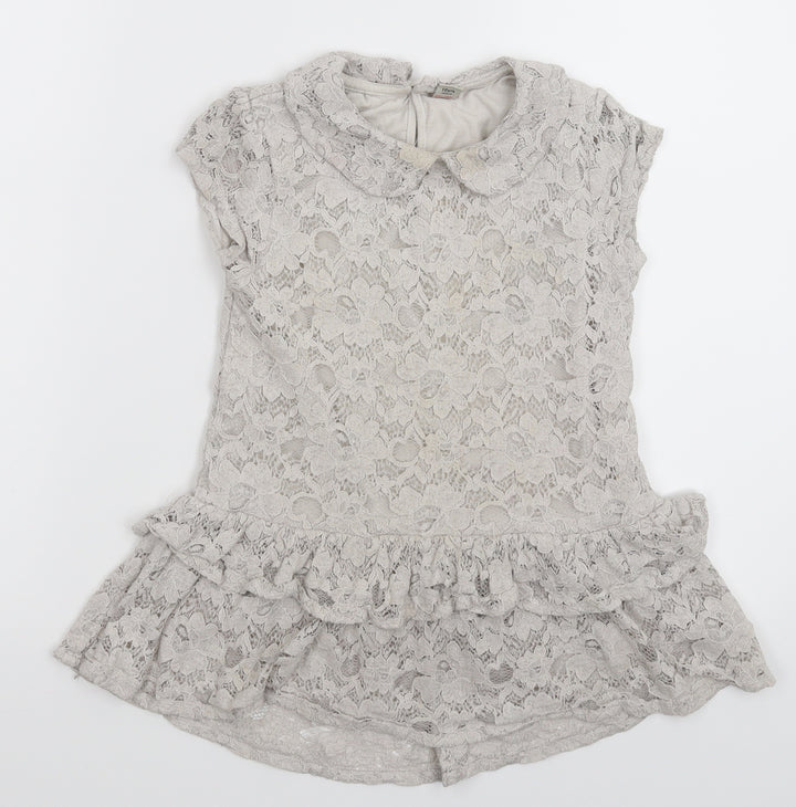 TU Girls Grey Floral Mini Size 10 Years