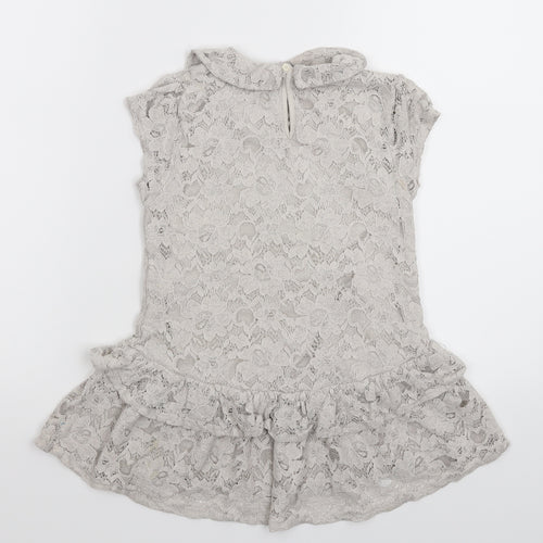TU Girls Grey Floral  Mini  Size 10 Years