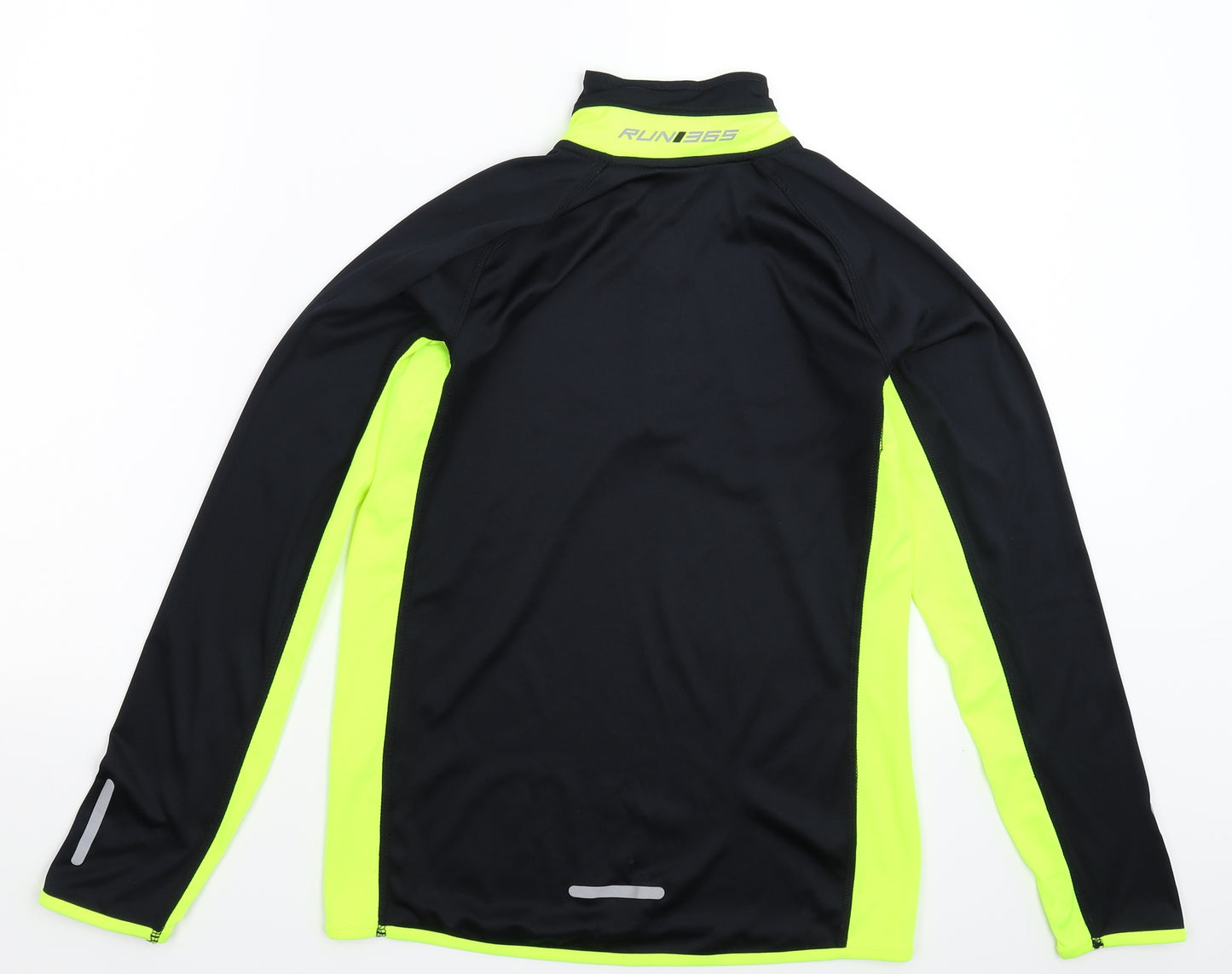 Run365 Boys Black   Jacket  Size XL