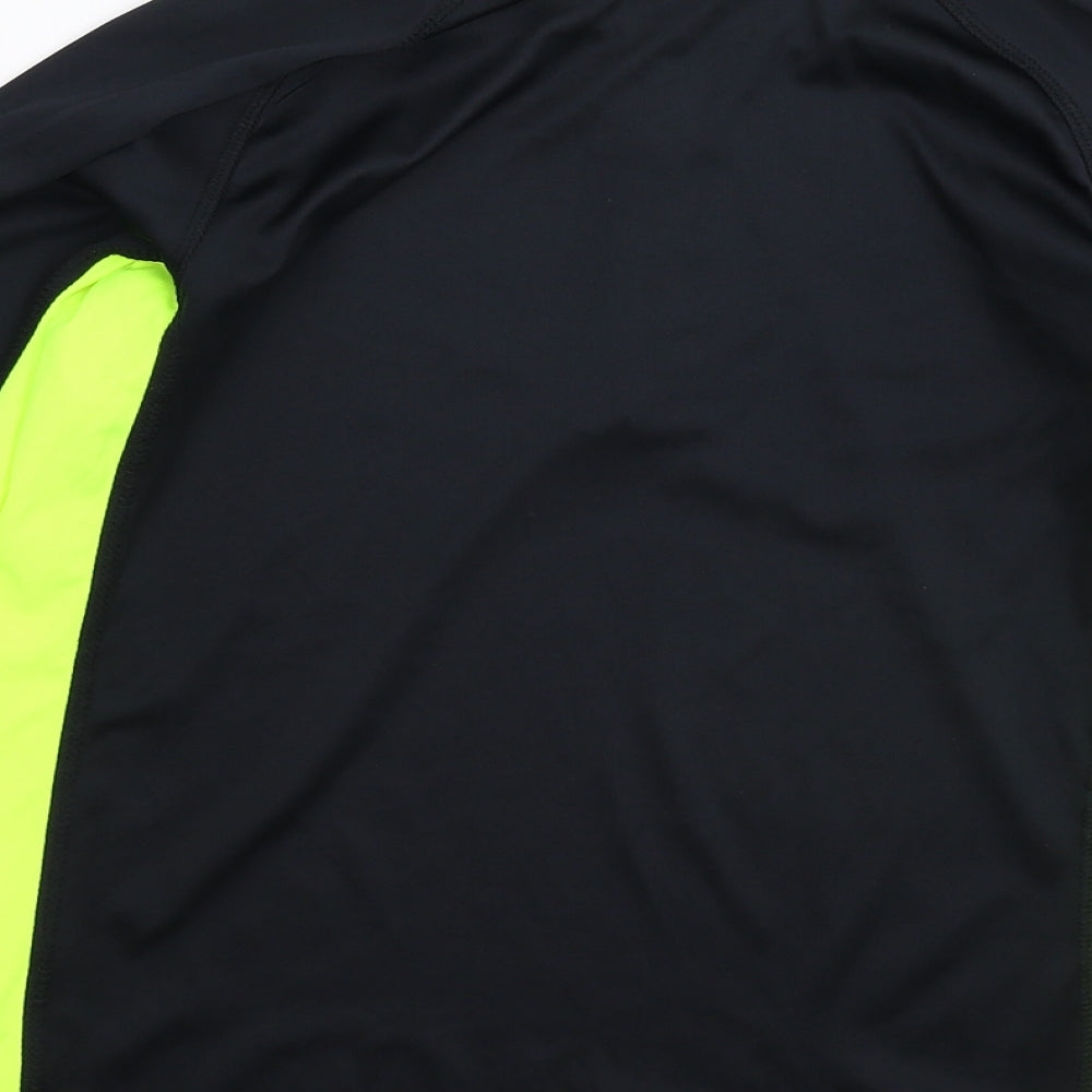 Run365 Boys Black   Jacket  Size XL