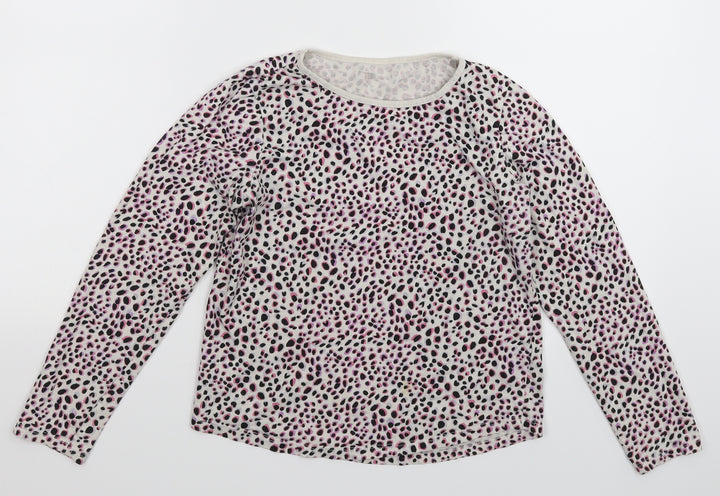 TU Girls Multicoloured Animal Print  Basic T-Shirt Size 12 Years