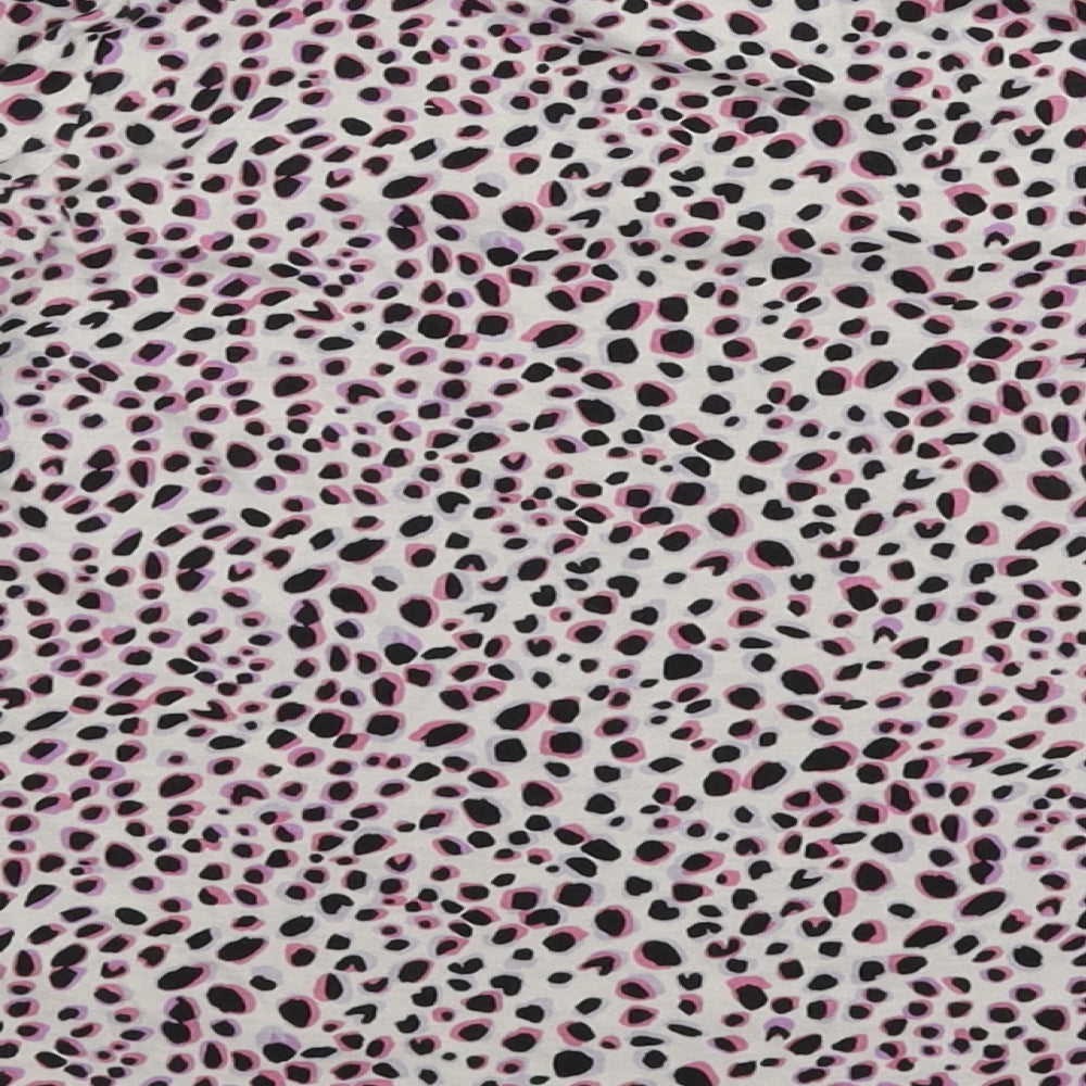 TU Girls Multicoloured Animal Print  Basic T-Shirt Size 12 Years