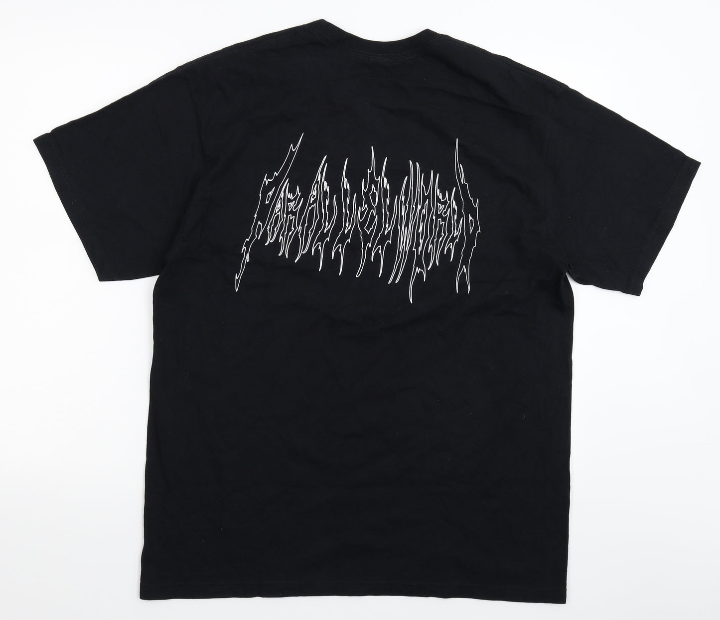 Preworn Mens Black    T-Shirt Size L
