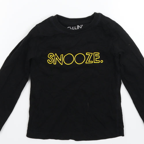 NEXT Boys Black   Basic T-Shirt Size 3 Years