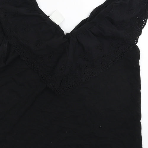 H&M Womens Black   Basic T-Shirt Size XS