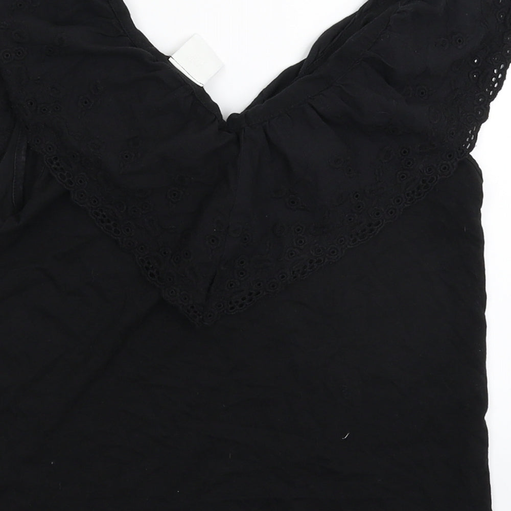 H&M Womens Black   Basic T-Shirt Size XS
