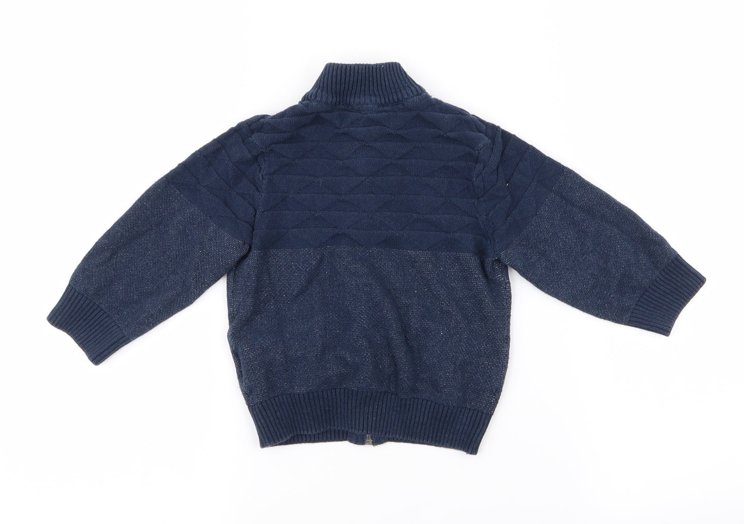 boys aventures Boys Blue   Cardigan Jumper Size 2 Years