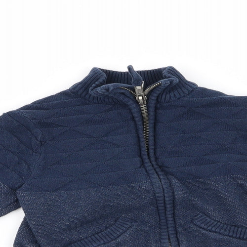 boys aventures Boys Blue   Cardigan Jumper Size 2 Years