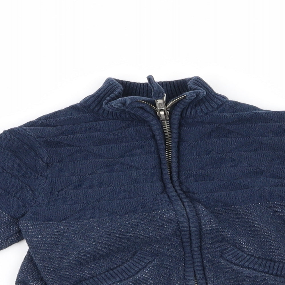 boys aventures Boys Blue   Cardigan Jumper Size 2 Years