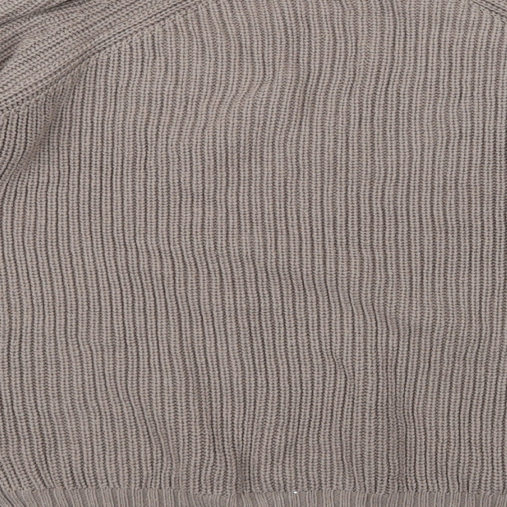GUESS Mens Brown   Cardigan Jumper Size M