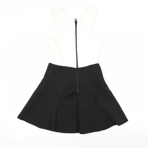 Preworn Girls Black   Fit & Flare  Size 14 Years