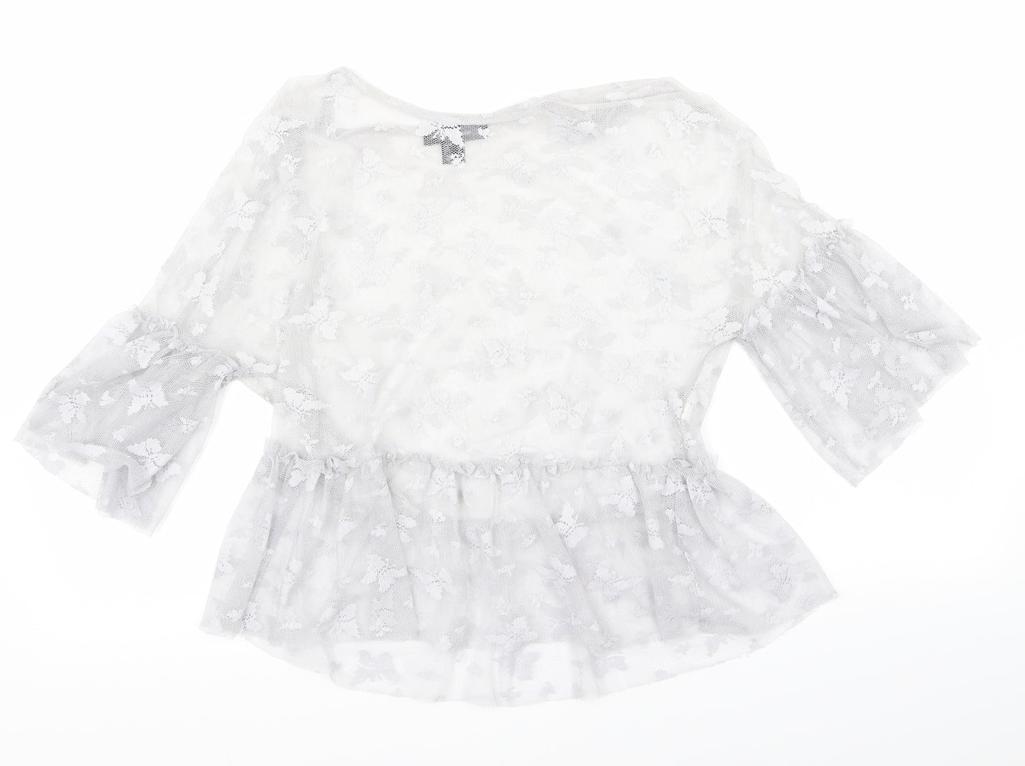 Atmosphere Womens Silver   Basic Blouse Size 8