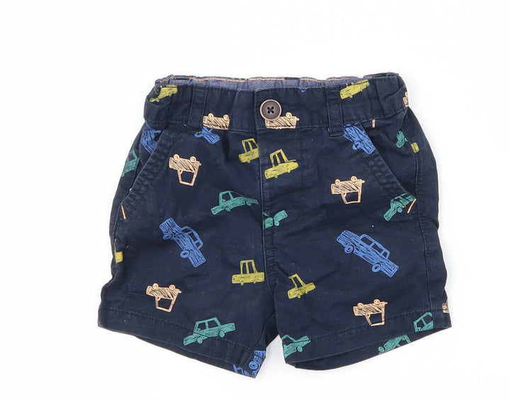 F&F Boys Black   Bermuda Shorts Size 2 Years - tractor