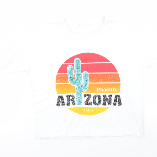 Candy Girls White   Basic T-Shirt Size 13 Years  - arizona