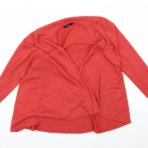 George Womens Red   Cardigan Jumper Size 8