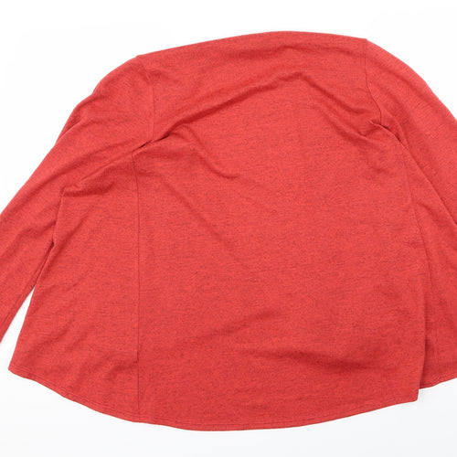 George Womens Red   Cardigan Jumper Size 8