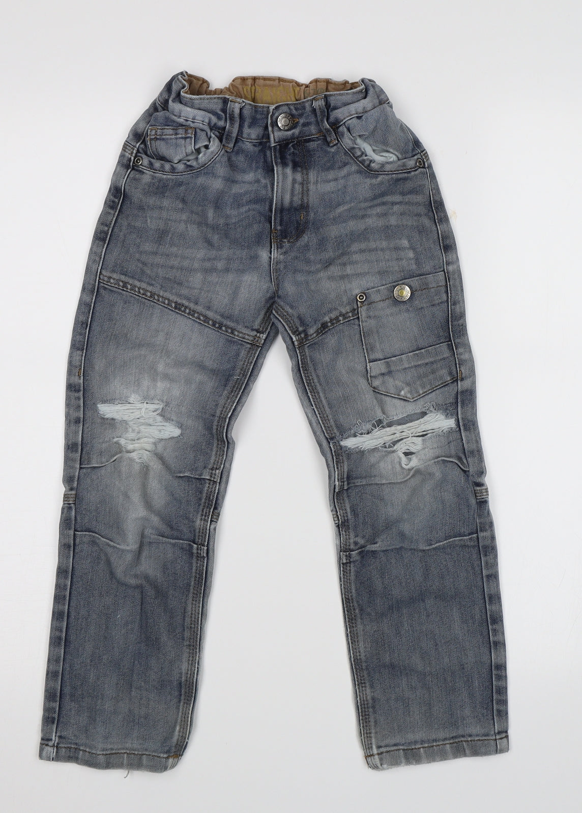 Preworn Boys Blue   Straight Jeans Size 6-7 Years
