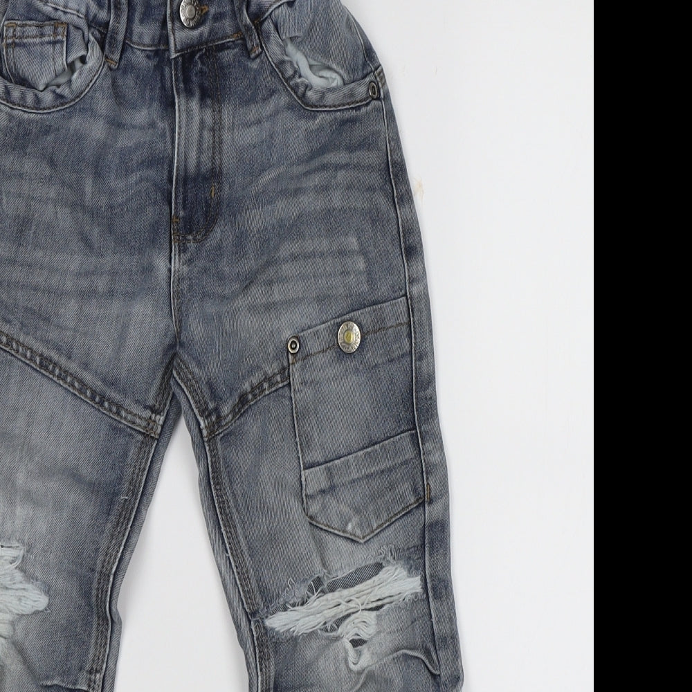 Preworn Boys Blue   Straight Jeans Size 6-7 Years