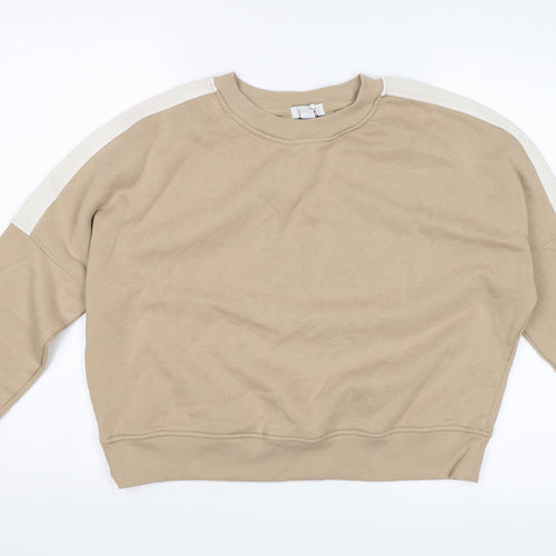 Primark Womens Beige   Pullover Sweatshirt Size M  - Cropped