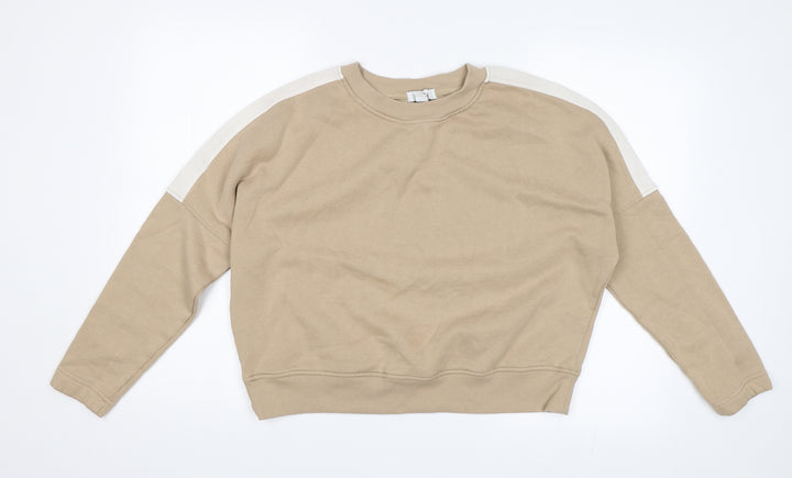 Primark Womens Beige   Pullover Sweatshirt Size M  - Cropped