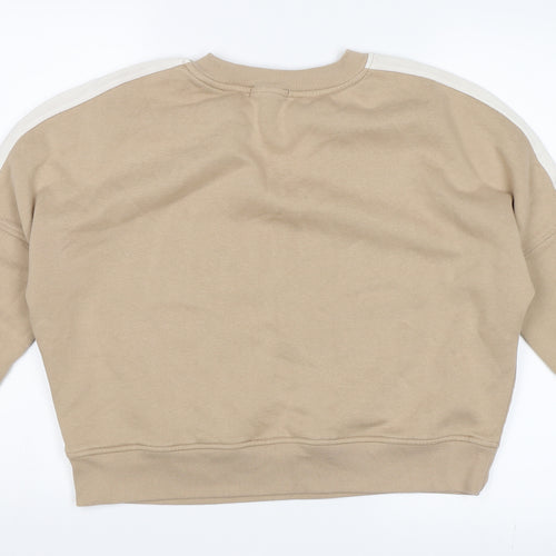 Primark Womens Beige   Pullover Sweatshirt Size M  - Cropped