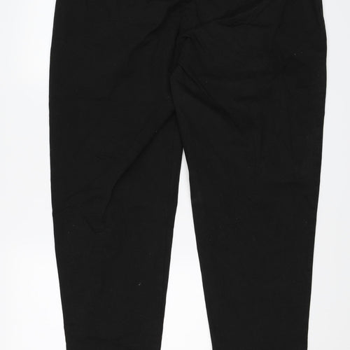 ASOS Womens Black   Trousers  Size 14 L28 in
