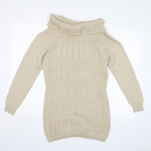 Preworn Womens Beige   Pullover Jumper Size S
