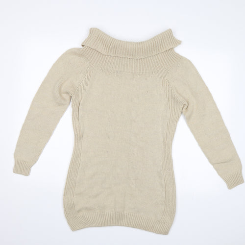 Preworn Womens Beige   Pullover Jumper Size S