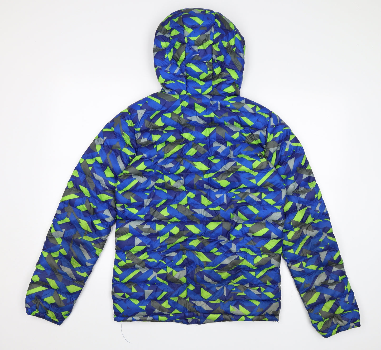 Mountain Warehouse Boys Blue Geometric  Jacket  Size 13 Years