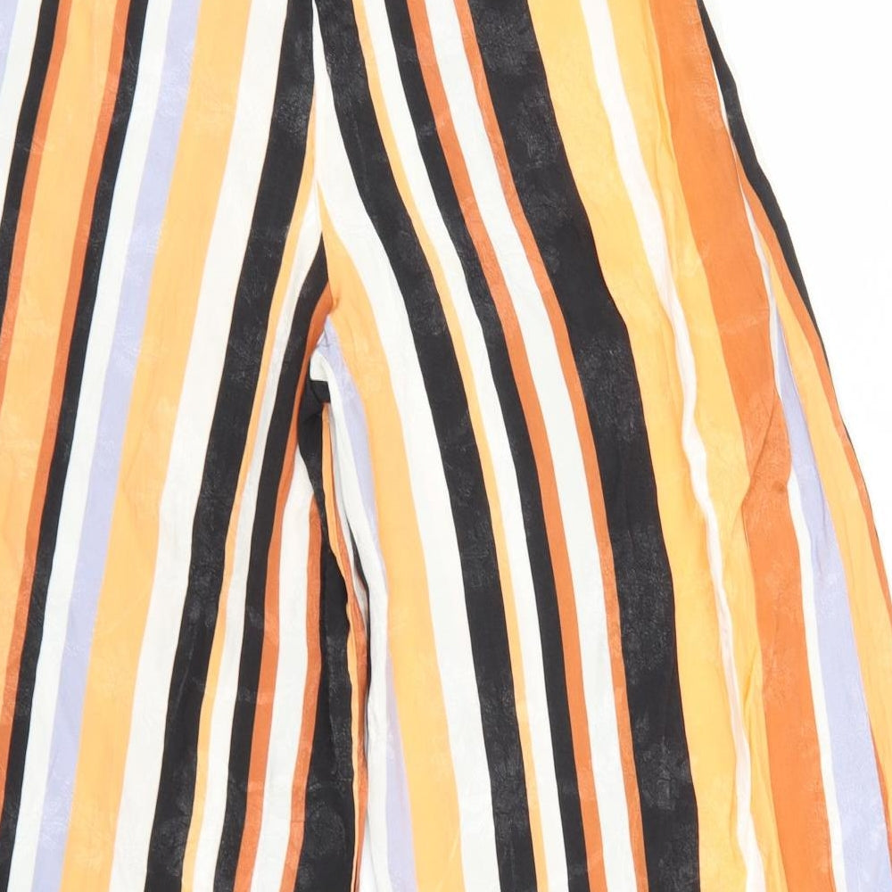 ASOS Womens Multicoloured Striped  Cropped Trousers Size 6 L20 in