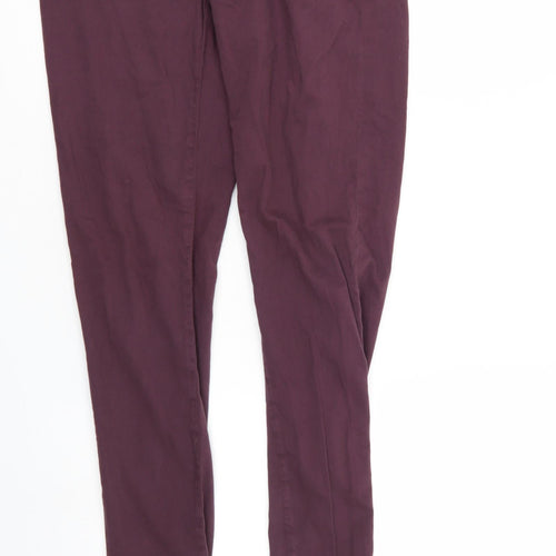Dorothy Perkins Womens Purple   Straight Jeans Size 8 L30 in