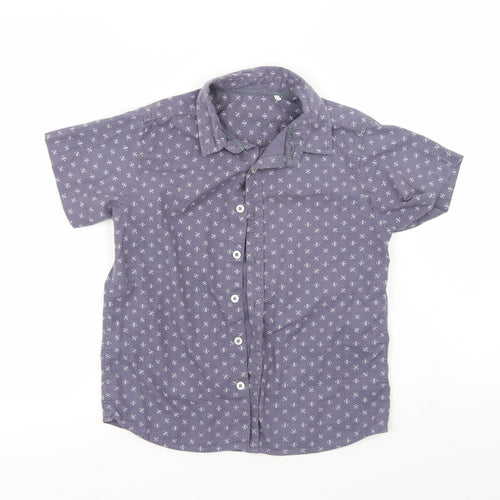 TU Boys Grey   Basic Button-Up Size 9 Years