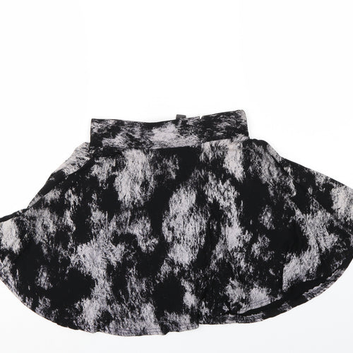 Graffic Womens Black   Mini Skirt Size S