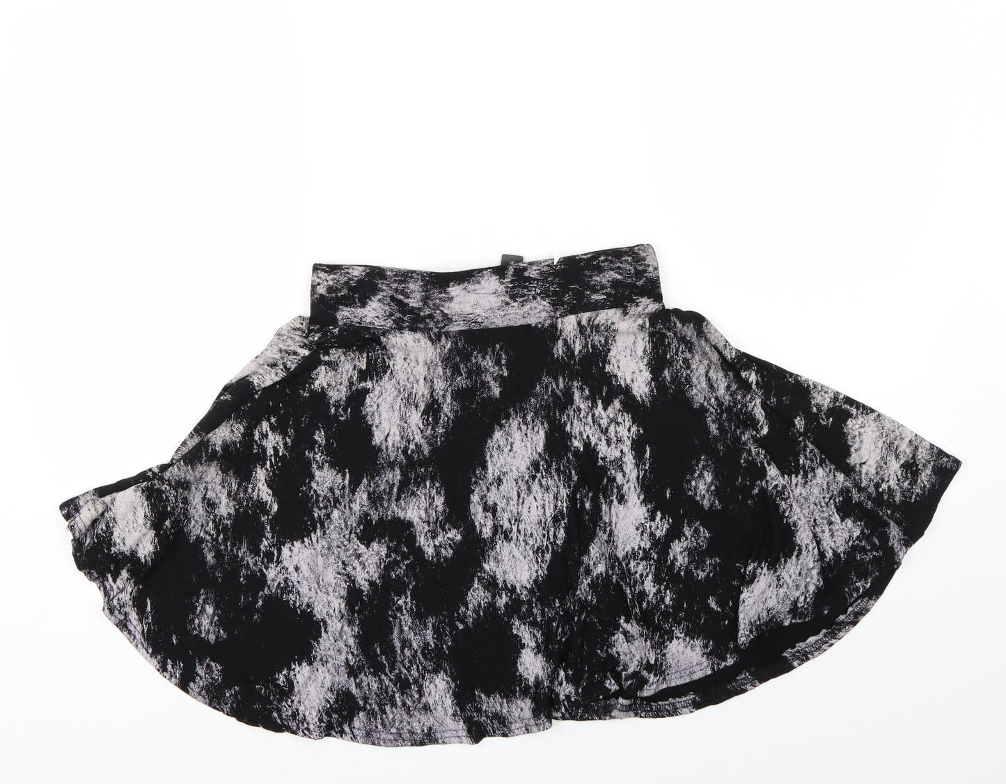 Graffic Womens Black   Mini Skirt Size S