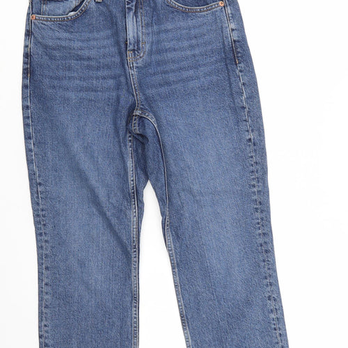 Top Shop Mens Blue  Denim Cropped Jeans Size 28 L23 in