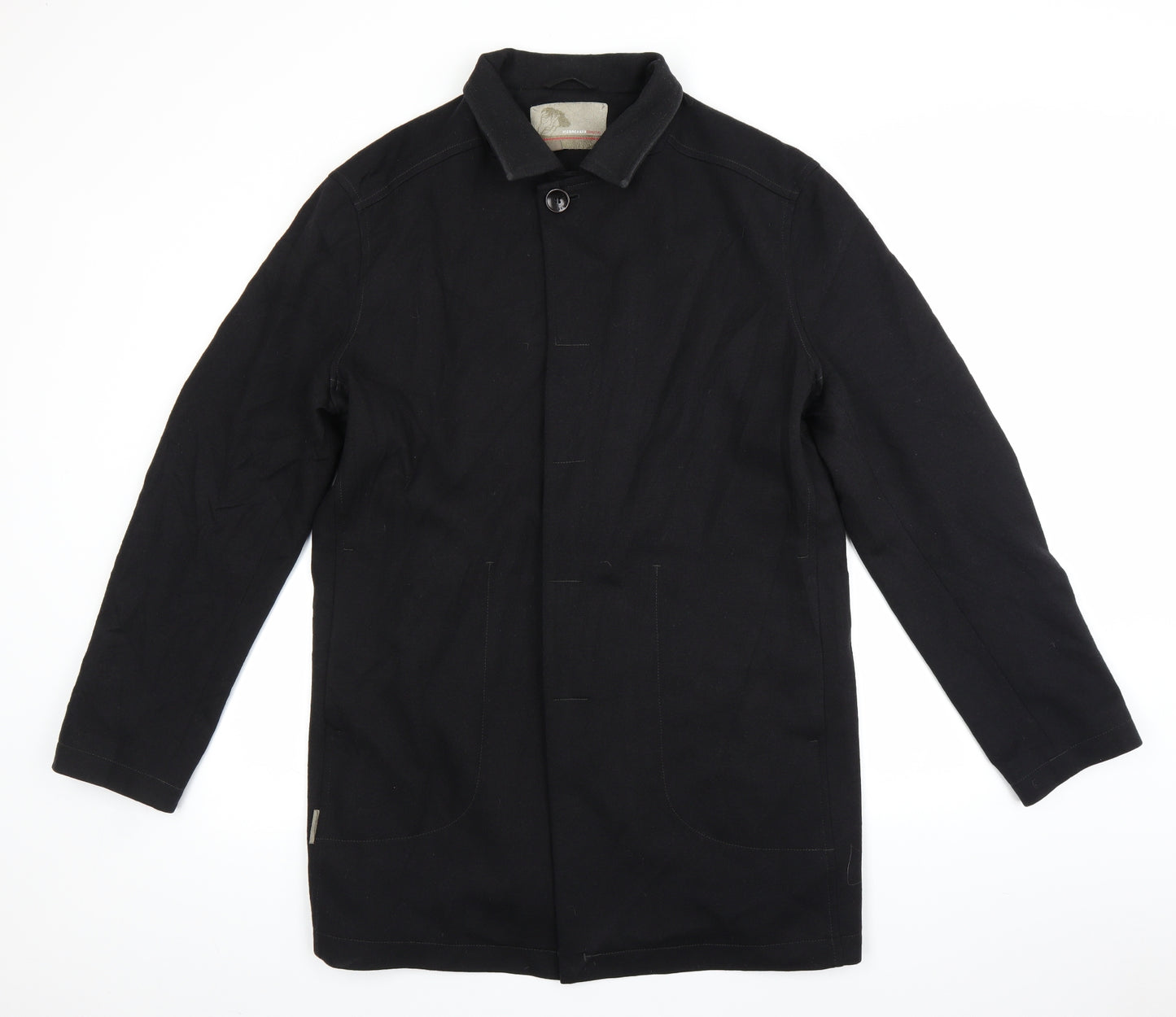 Icebreaker Mens Black   Overcoat Coat Size L
