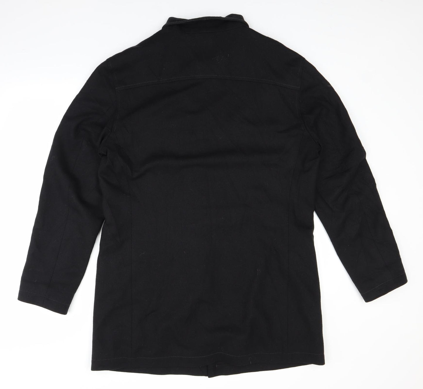 Icebreaker Mens Black   Overcoat Coat Size L