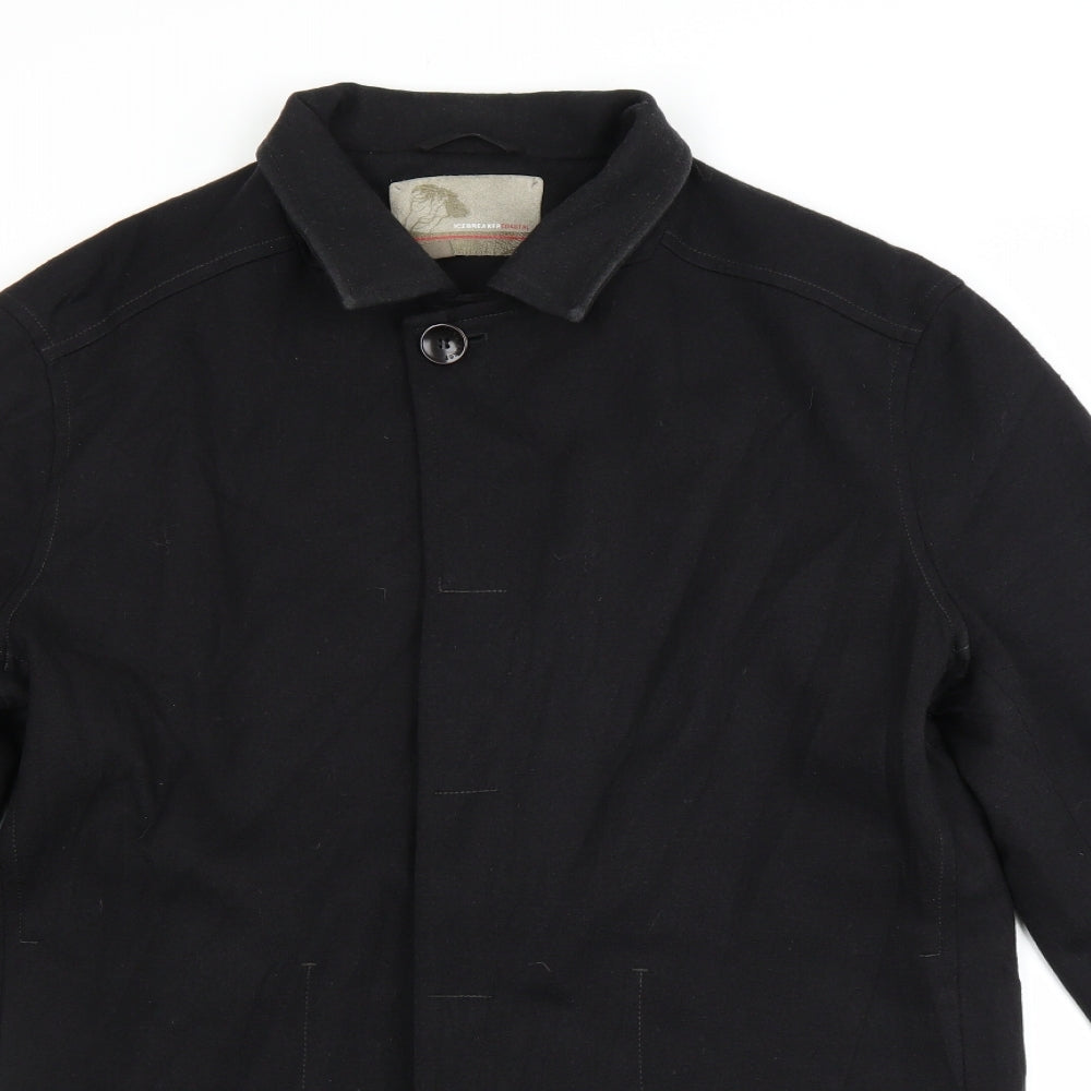Icebreaker Mens Black   Overcoat Coat Size L