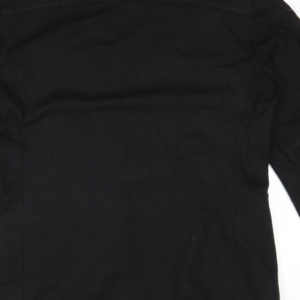 Icebreaker Mens Black   Overcoat Coat Size L