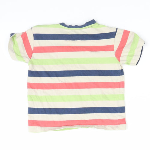 TU Baby Beige Striped  Basic T-Shirt Size 18-24 Months  - Camper Van