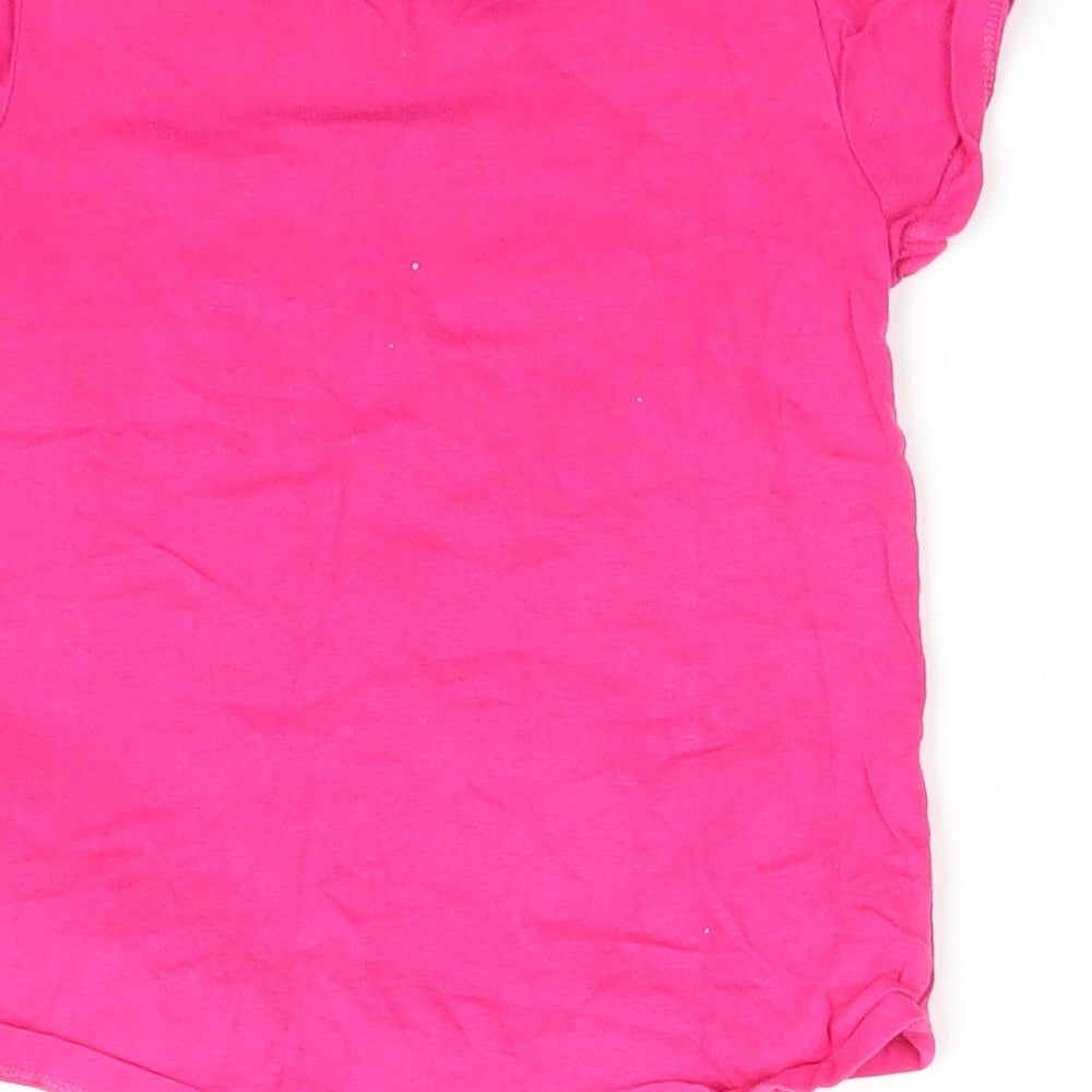 Nutmeg Girls Pink   Basic T-Shirt Size 4-5 Years