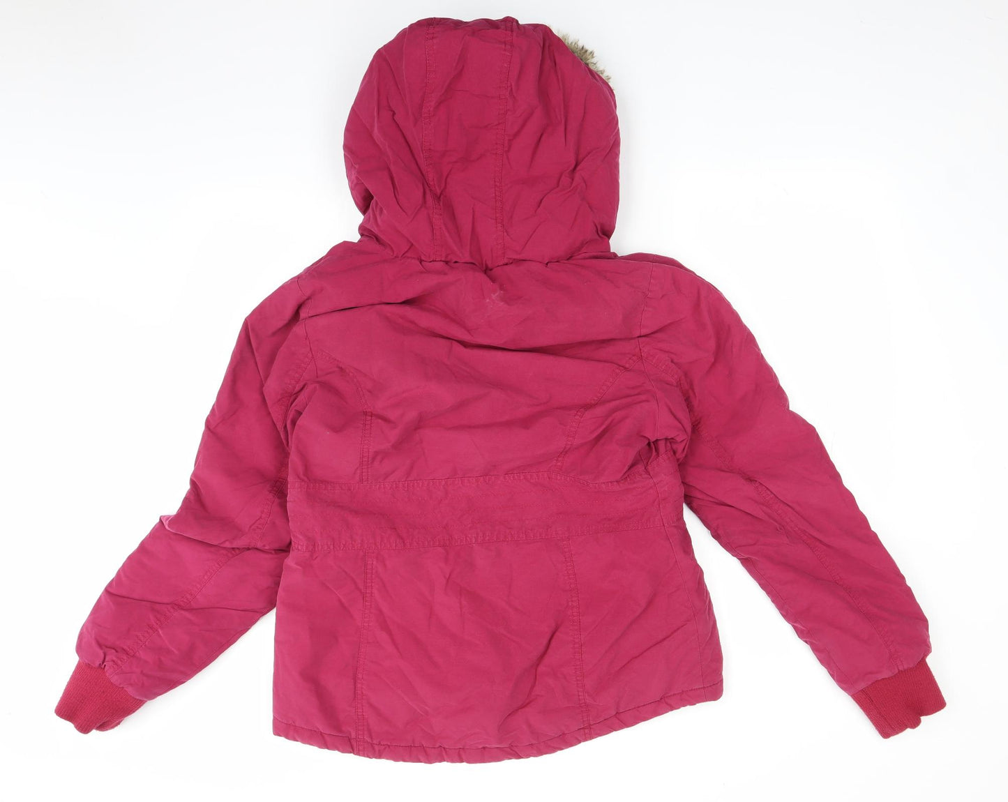 Bench Womens Pink   Parka Coat Size L