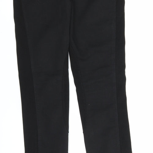 H&M Womens Black   Trousers  Size 10 L31 in