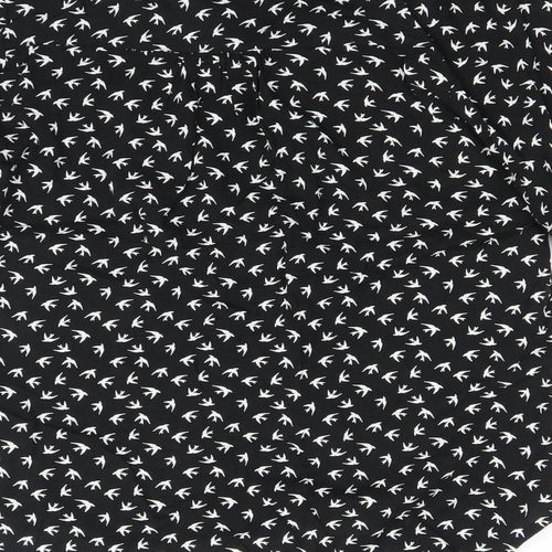 Atmosphere Womens Black Polka Dot  Basic Blouse Size 6