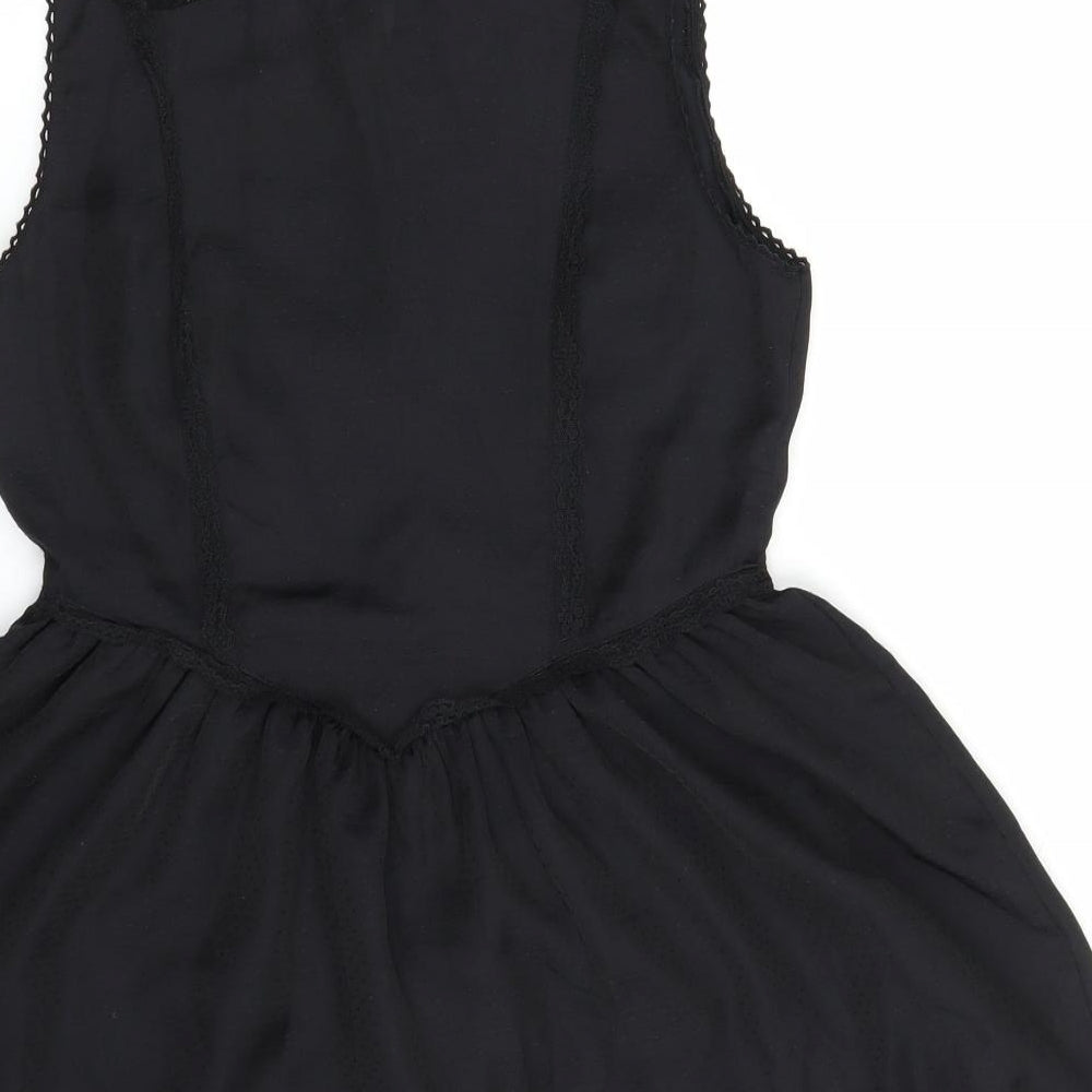 H&M Womens Black   Fit & Flare  Size 10